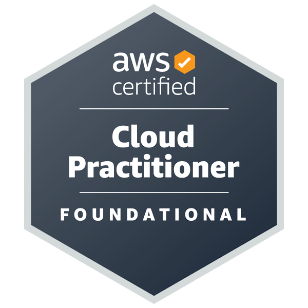 AWS Certified Cloud Practitioner certificate image